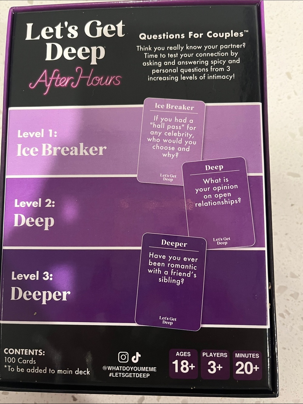 Let's Get Deep After Hours Expansion - Purple Game - Picture 2 of 2